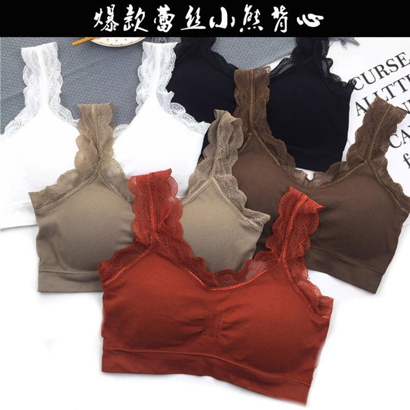 Sheer Bra Lace - Soutien-gorge de sport sans couture en