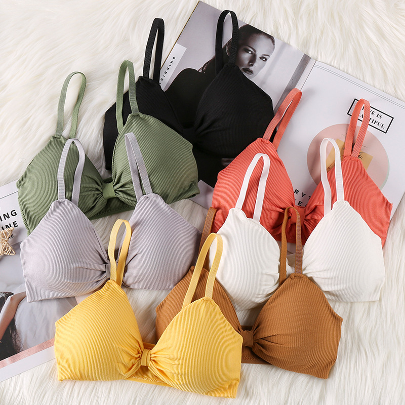T Shirt Bra Seamless - Soutien-gorge de sport sexy pour femme,